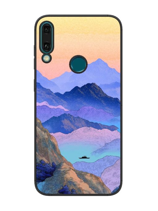 Mountain Mist Glossy Soft Edge Case for Honor Y9 (2019) Chachhi