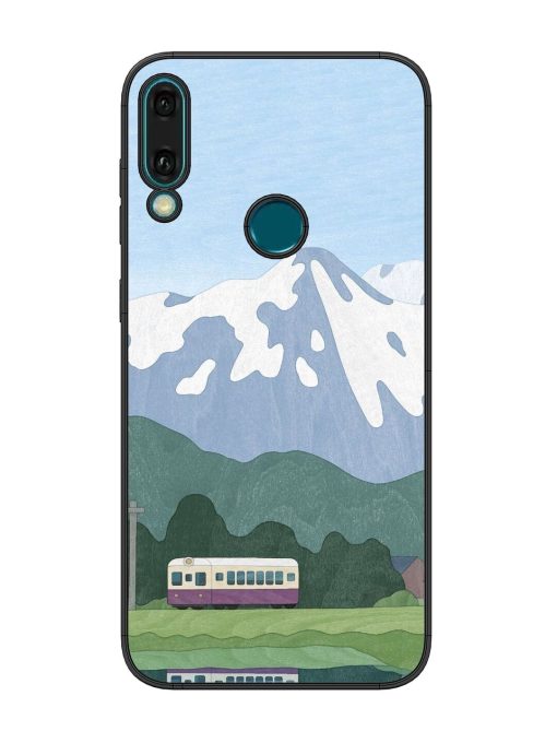 Mountainside Reflections Glossy Soft Edge Case for Honor Y9 (2019) Chachhi