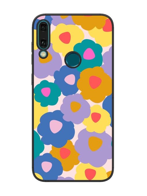 Flower Power Glossy Soft Edge Case for Honor Y9 (2019) Chachhi