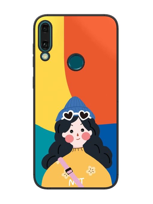 Colorful Vibes Glossy Soft Edge Case for Honor Y9 (2019)