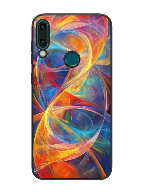 Cosmic Currents Glossy Soft Edge Case for Honor Y9 (2019)