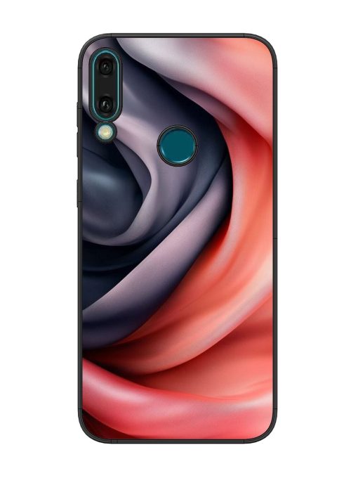 Swirling Silk Glossy Soft Edge Case for Honor Y9 (2019) Chachhi