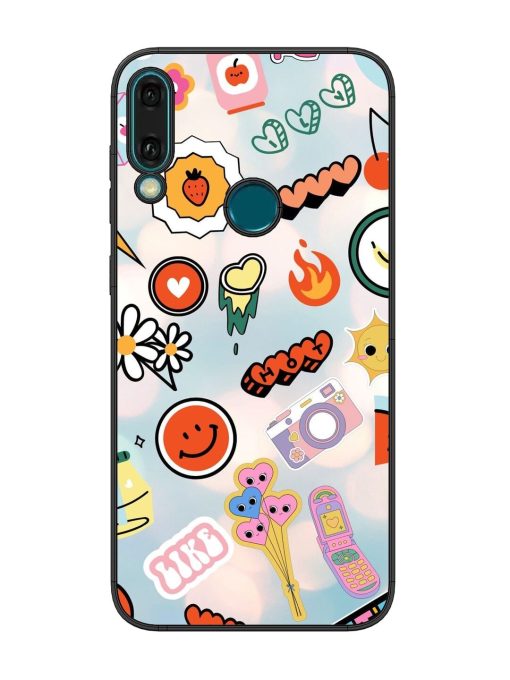 Cheerful Glossy Soft Edge Case for Honor Y9 (2019)