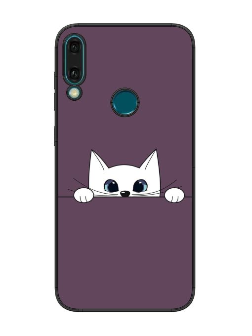 Peek-A-Boo Kitty Glossy Soft Edge Case for Honor Y9 (2019) Chachhi