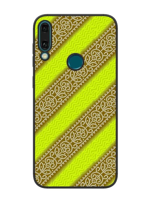 Golden Bandana Bliss Glossy Soft Edge Case for Honor Y9 (2019) Chachhi