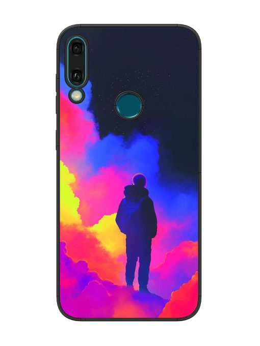 Cosmic Wanderer Glossy Soft Edge Case for Honor Y9 (2019) Chachhi