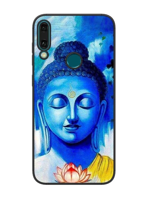 Serene Buddha With Lotus Glossy Soft Edge Case for Honor Y9 (2019) Chachhi