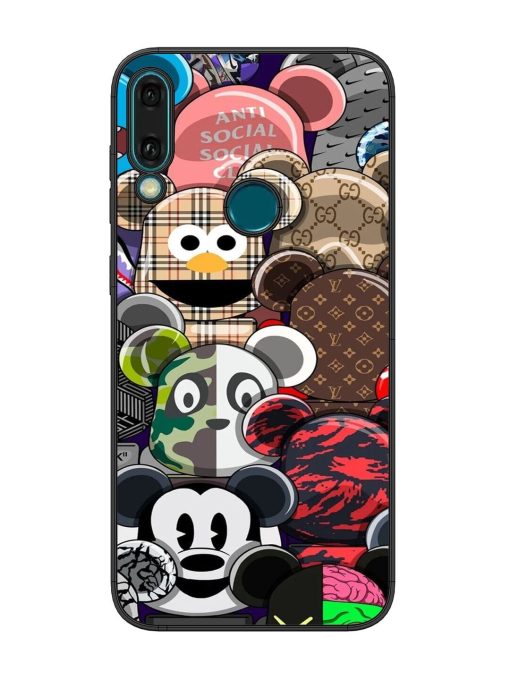 Streetwear Bearbrick Extravaganza Glossy Soft Edge Case for Honor Y9 (2019) Chachhi