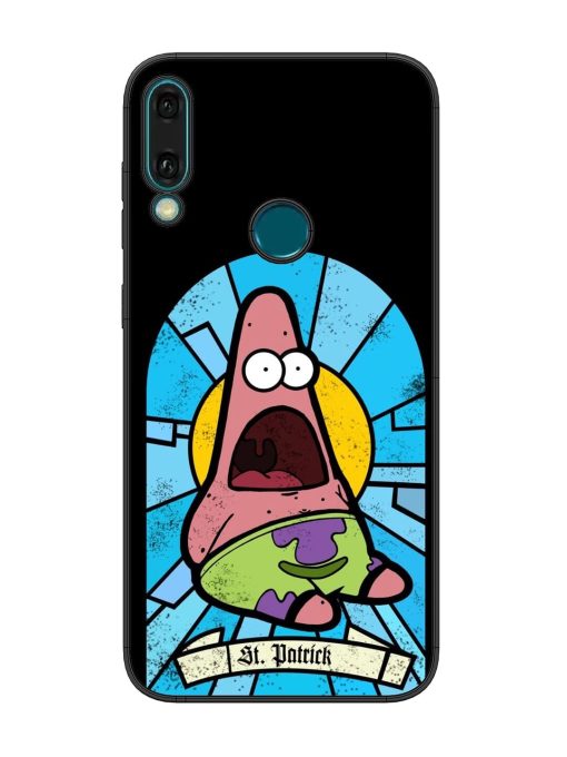 St. Patrick'S Day Stained Glass Patrick Star Glossy Soft Edge Case for Honor Y9 (2019) Chachhi