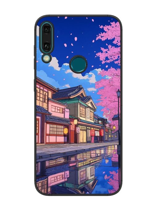 Tranquil Reflections Glossy Soft Edge Case for Honor Y9 (2019) Chachhi