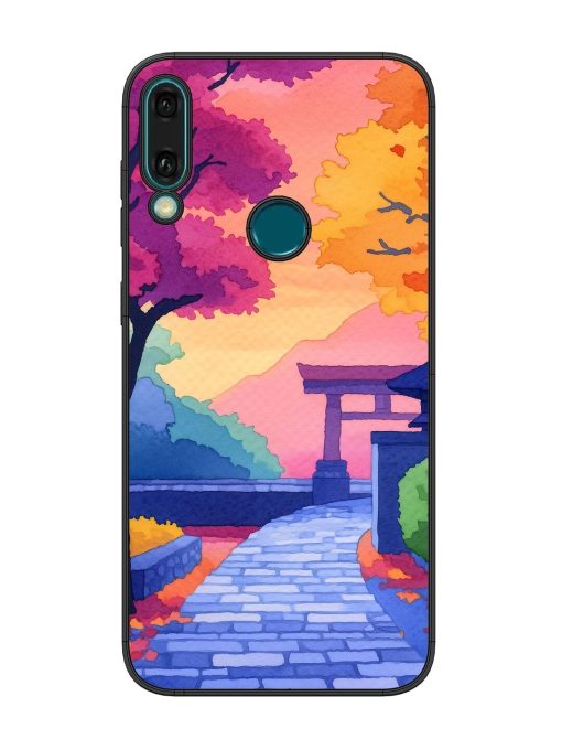 Autumnal Serenity Glossy Soft Edge Case for Honor Y9 (2019) Chachhi