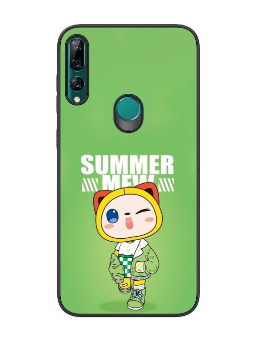 Purrfect Summer Glossy Soft Edge Case for Honor Y9 Prime Chachhi