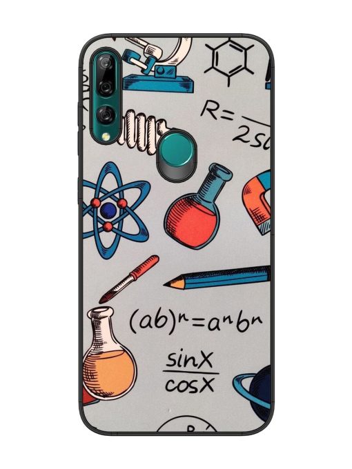 Science Doodle Glossy Soft Edge Case for Honor Y9 Prime Chachhi