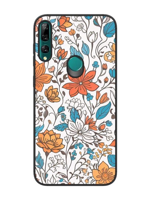 Floral Symphony Glossy Soft Edge Case for Honor Y9 Prime