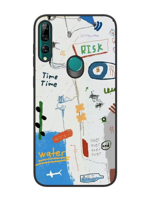 Mind Map Madness Glossy Soft Edge Case for Honor Y9 Prime Chachhi