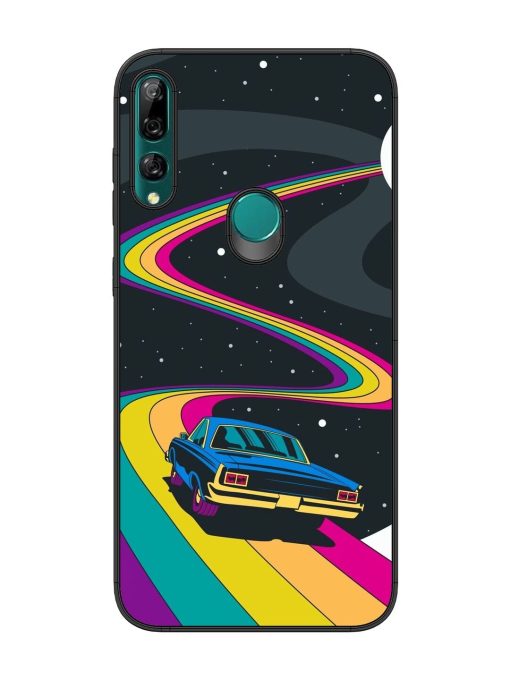 Rainbow Road Glossy Soft Edge Case for Honor Y9 Prime