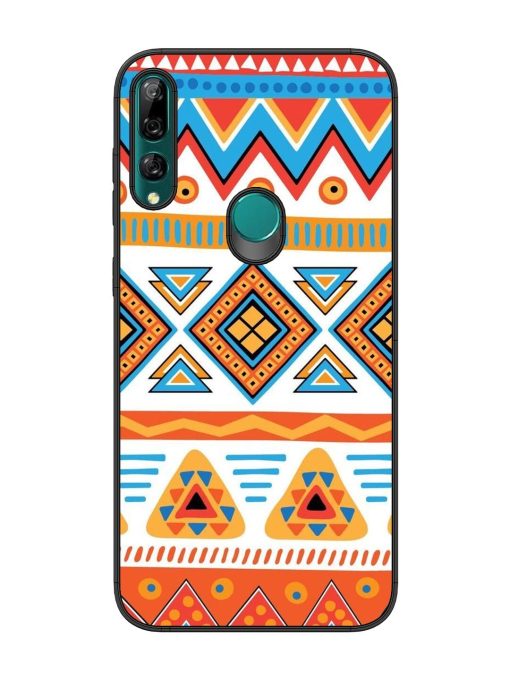 Vibrant Tribal Pattern Glossy Soft Edge Case for Honor Y9 Prime Chachhi