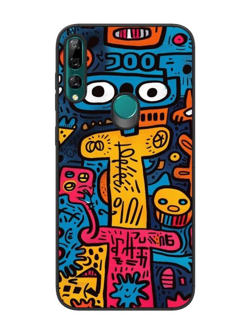 Doodletopia Glossy Soft Edge Case for Honor Y9 Prime Chachhi