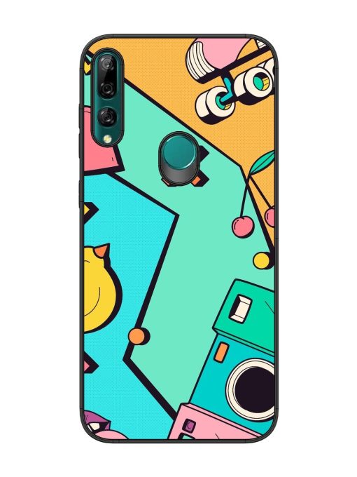 Retro Remix Glossy Soft Edge Case for Honor Y9 Prime Chachhi