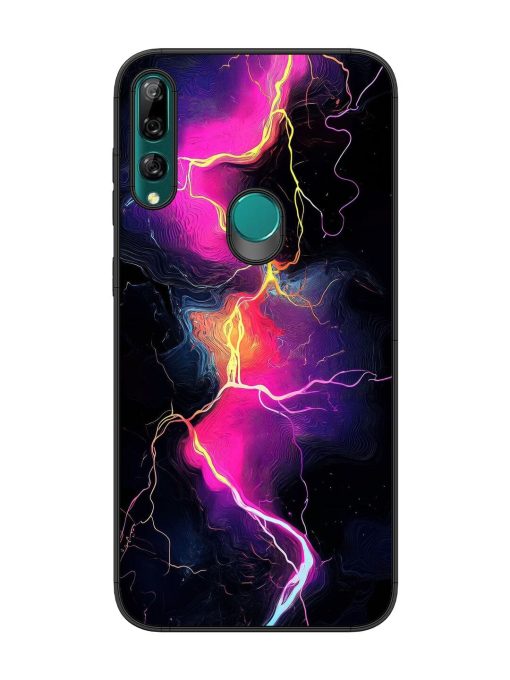 Electric Dreams Glossy Soft Edge Case for Honor Y9 Prime