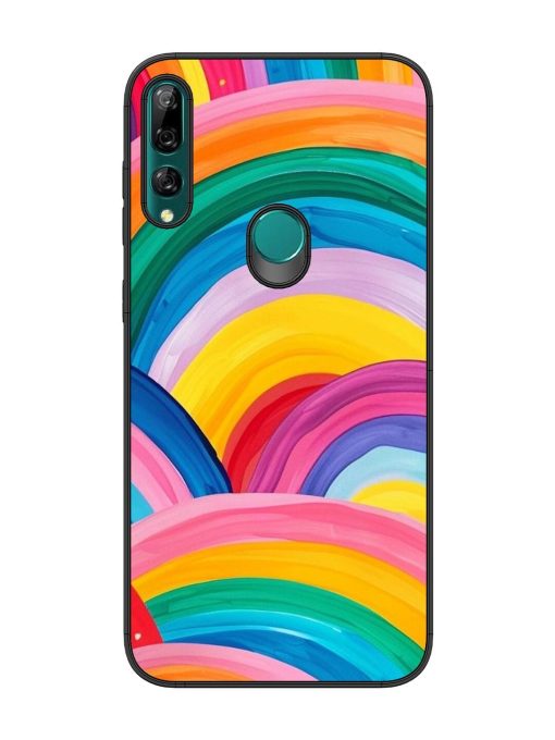 Rainbow Symphony Glossy Soft Edge Case for Honor Y9 Prime Chachhi