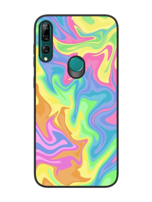 Whimsical Swirl Glossy Soft Edge Case for Honor Y9 Prime Chachhi