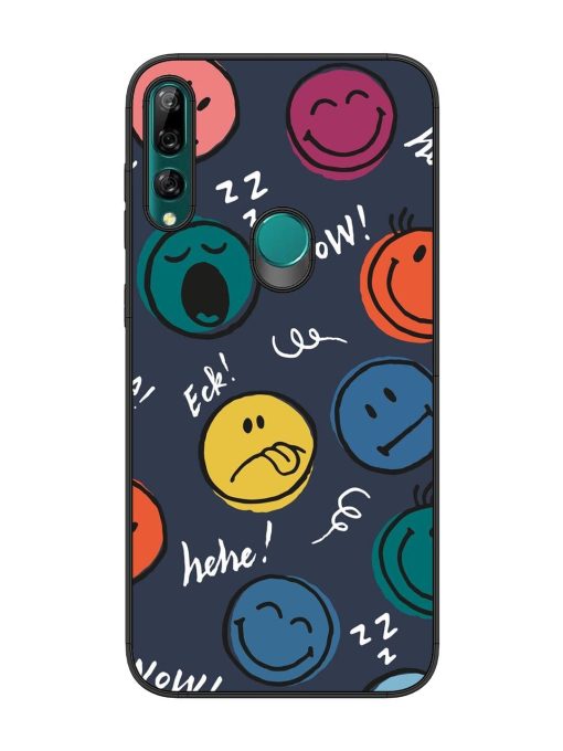 Emoticon Parade Glossy Soft Edge Case for Honor Y9 Prime