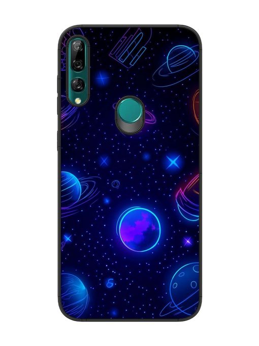 Neon Cosmos Glossy Soft Edge Case for Honor Y9 Prime Chachhi