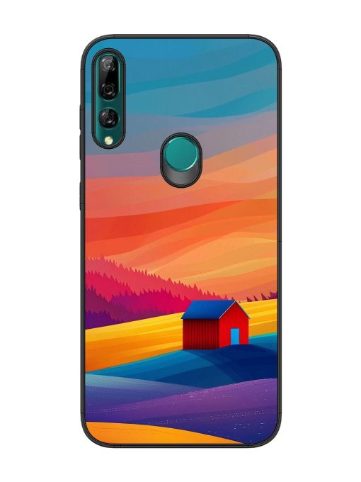 Sunset Solitude Glossy Soft Edge Case for Honor Y9 Prime Chachhi