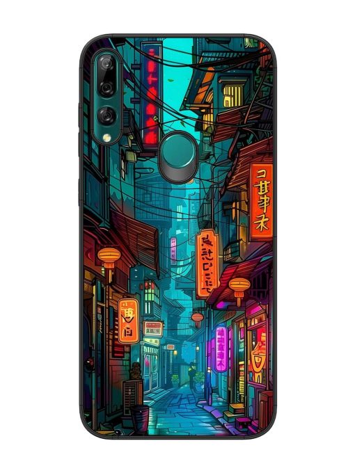 Neon Nightscape Glossy Soft Edge Case for Honor Y9 Prime Chachhi