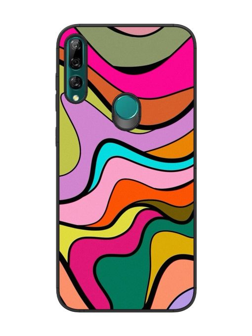 Wavy Wonder Glossy Soft Edge Case for Honor Y9 Prime Chachhi