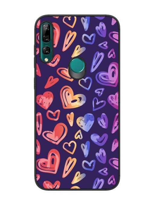 Rainbow Hearts Glossy Soft Edge Case for Honor Y9 Prime Chachhi