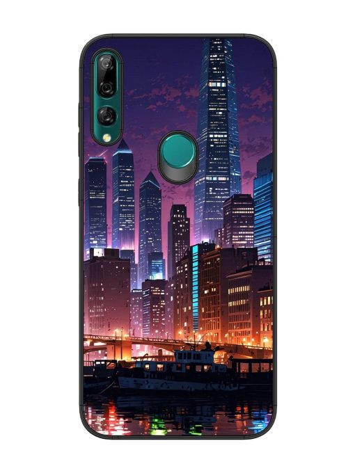 Neon Nightscape Glossy Soft Edge Case for Honor Y9 Prime Chachhi