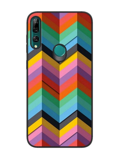 Colorful Zigzag Glossy Soft Edge Case for Honor Y9 Prime Chachhi