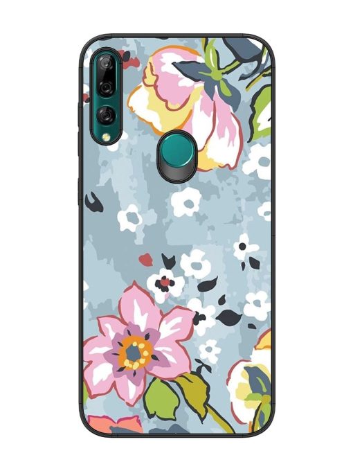 Floral Fantasy Glossy Soft Edge Case for Honor Y9 Prime Chachhi