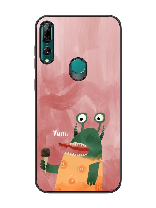 Hungry Monster Glossy Soft Edge Case for Honor Y9 Prime Chachhi