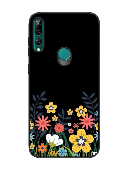 Floral Night Sky Glossy Soft Edge Case for Honor Y9 Prime