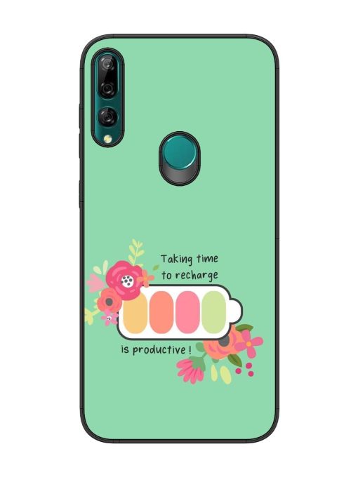 Recharge And Bloom Glossy Soft Edge Case for Honor Y9 Prime Chachhi