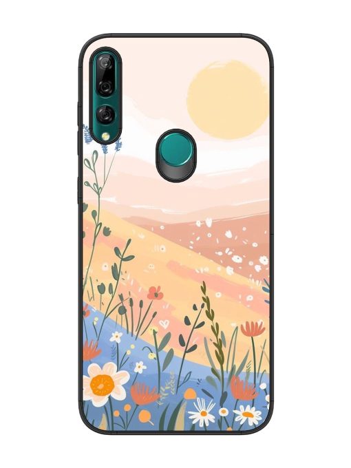 Golden Hour Blooms Glossy Soft Edge Case for Honor Y9 Prime