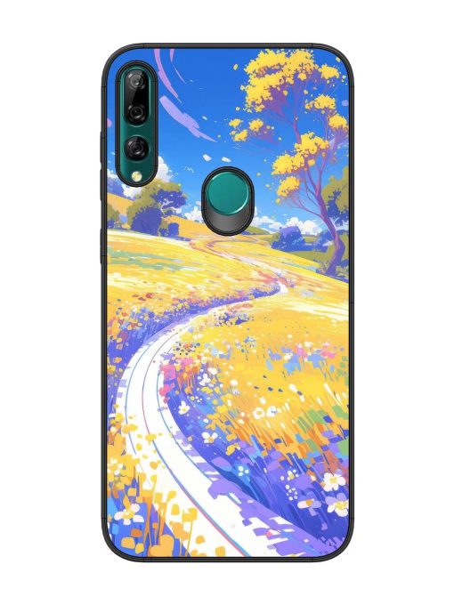 Vibrant Spring Meadow Glossy Soft Edge Case for Honor Y9 Prime Chachhi