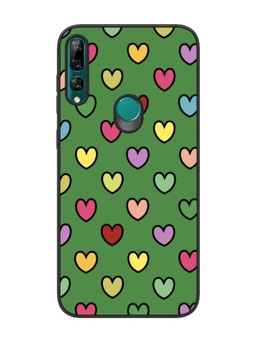 Rainbow Heart Parade Glossy Soft Edge Case for Honor Y9 Prime Chachhi