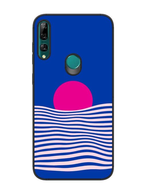 Pink Sunset Over Blue Waves Glossy Soft Edge Case for Honor Y9 Prime Chachhi