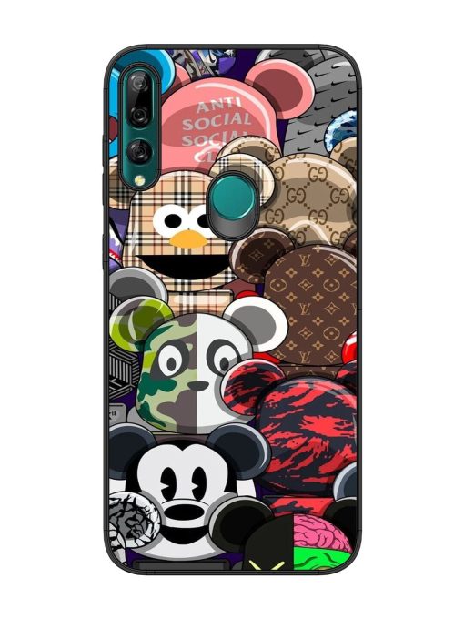 Streetwear Bearbrick Extravaganza Glossy Soft Edge Case for Honor Y9 Prime Chachhi