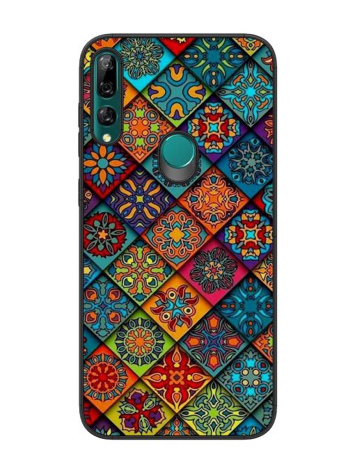 Patchwork Mandala Mosaic Glossy Soft Edge Case for Honor Y9 Prime Chachhi