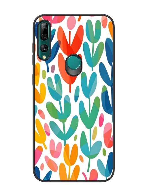 Rainbow Of Blooms Glossy Soft Edge Case for Honor Y9 Prime Chachhi