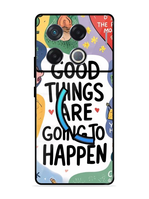 Uplifting Scribbles Glossy Soft Edge Case for Infinix Gt 20 Pro (5G) Chachhi