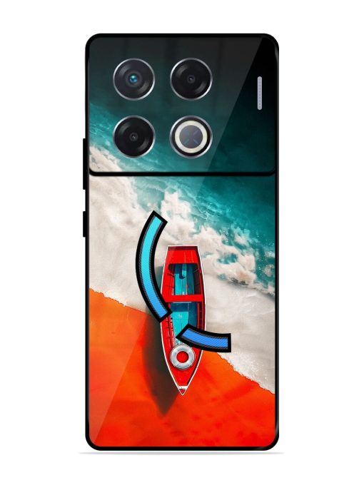 Crimson Tide Glossy Soft Edge Case for Infinix Gt 20 Pro (5G) Chachhi