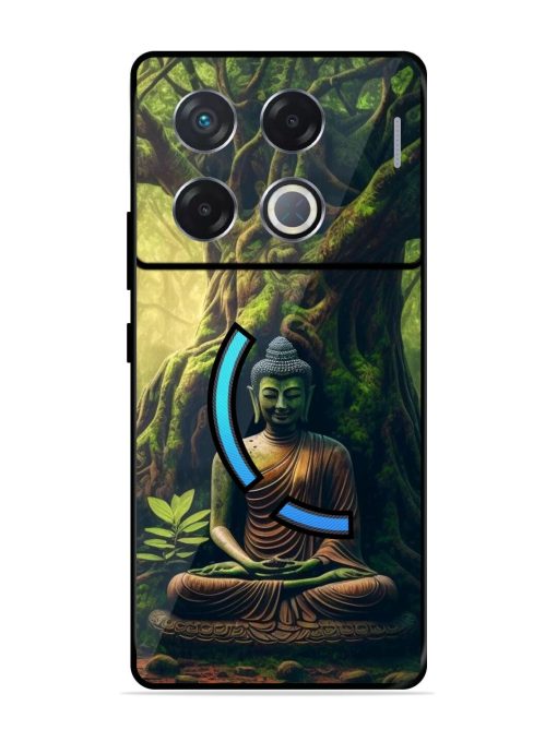 Green Buddha Art Glossy Soft Edge Case for Infinix Gt 20 Pro (5G)