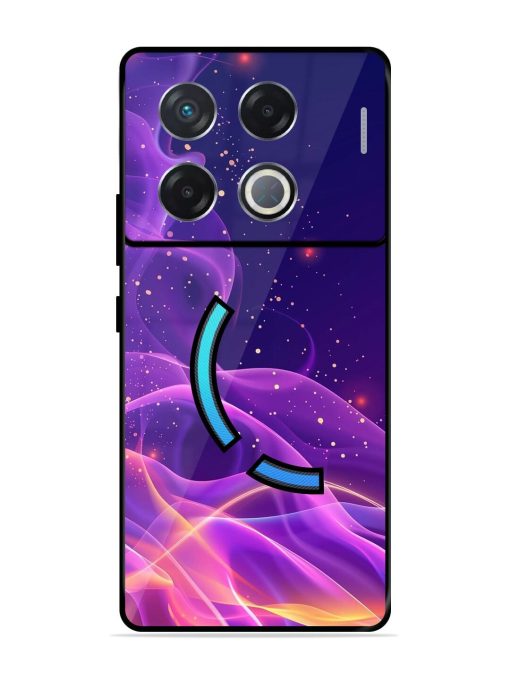 Cosmic Currents Glossy Soft Edge Case for Infinix Gt 20 Pro (5G) Chachhi