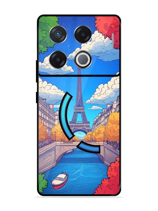 Parisian Panorama Glossy Soft Edge Case for Infinix Gt 20 Pro (5G)